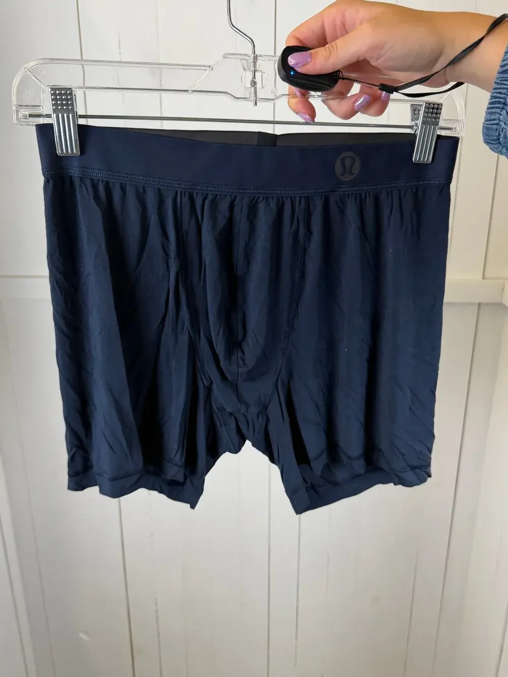 Lululemon Men’s Blue Compression Shorts Size L New Without Tags